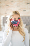Made In USA Washable Reusable Printed Cotton Face Mouth Cover Mask
