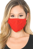 red lace face mask