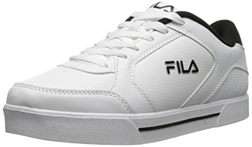 Fila Men's Orlando 4 Training Shoe, White/Black/Metallic Silver, 9.5 M US