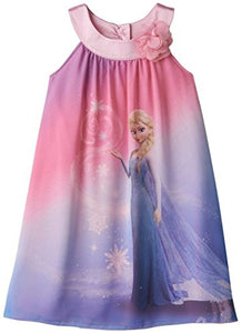 Disney Girls Frozen "Elsa" Dress Pink (6)