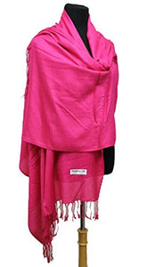 Fashion Secrets Solid Colors Pashmina Large Wrap Shawl Scarf Stole