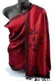 Fashion Secrets Women`s Paisley Floral Peacoke Pashmina Silk Long Soft Scarf Wrap Shawl