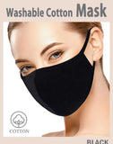 3 Pcs Fashion Face Cover Mouth Mask Unisex Washable and Reusable Cotton